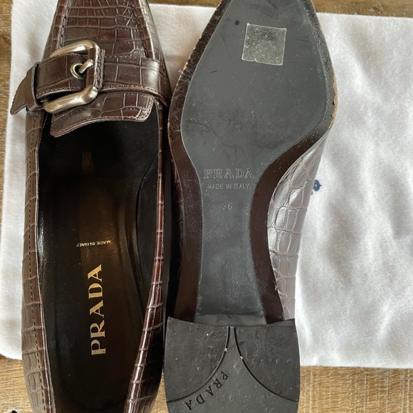 Prada Snakeskin Loafers - Picture 4 of 6